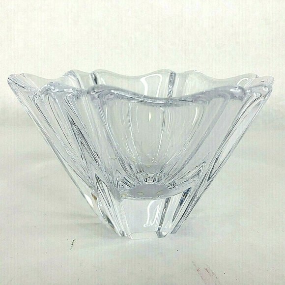 ORION By Orrefors Bowl Glass 5.5” Signed Label Designer Lars Hellsten Sweden - Picture 1 of 8